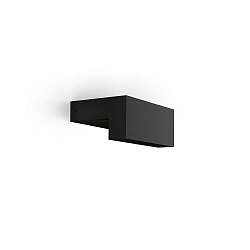 outdoor wall luminaire PALOS OUTDOOR WALL SURF 1.0 IP65, black matt dimmable