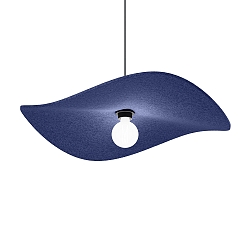 pendant luminaire WAVE SOFT 1.0 E27 IP20, indigo blue
