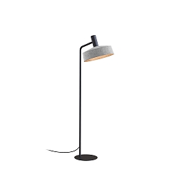 Floor lamp ROOMOR 1.0 PAR16, GU10, deep black, with cord switch, with shade 3.0