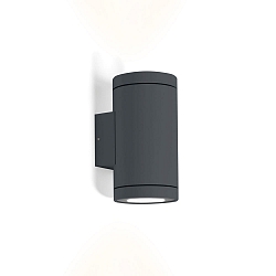 outdoor wall luminaire TUBE OUTDOOR WALL SURF 2.0 IP65, anthracite dimmable