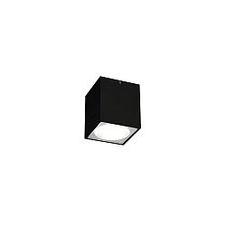 Outdoor LED Ceiling luminaire TRAM CARR� 1.0, IP65, square, 6W 3000K 36�, CRi >90, dimmable, black