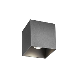 outdoor ceiling luminaire BOX OUTDOOR CEILING SURF 1.0 IP65, grey dimmable