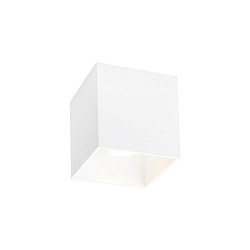 outdoor ceiling luminaire BOX OUTDOOR CEILING SURF 1.0 IP65, white matt dimmable