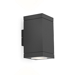 outdoor wall luminaire TUBE CARR� OUTDOOR WALL SURF 1.0 IP65, anthracite dimmable