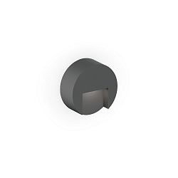 outdoor wall luminaire RETO ROUND WALL SURFACE OUTDOOR 0.8 round IP65, anthracite dimmable