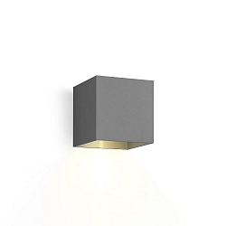 LED Outdoor Wall luminaire BOX 1.0, IP65, up or down, 6W 2700K 400lm, dimmable, dark grey