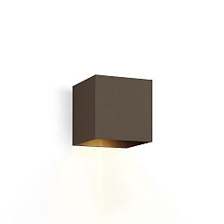 LED Outdoor Wall luminaire BOX 1.0, IP65, up or down, 6W 2700K 400lm, dimmable, bronze