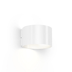 Outdoor LED Wall luminaire RAY 1.0, IP65, 6W 2700K, dimmable, angle adjustable, white