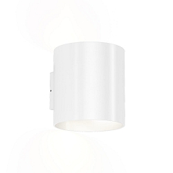 Outdoor LED Wall luminaire RAY 3.0, Up&Down, IP65, 2x 3W 2700K, dimmable, angle adjustable, white