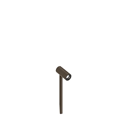 gorund spike luminaire GEO 1.0 - 24V PLUG&PLAY with plug, on/off, Plug&Play IP65, bronze 