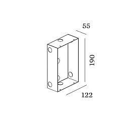 Accessory for ORIS 2.0 - flush mounted housing
