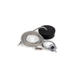 Accessory for ELLO SYSTEM - feed-in, DALI dimmable, incl. steel wire suspension 200cm, black