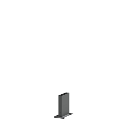 Accessory for FIFTY FIFTY / SMILE / SWAY / PALOS - socket with mounting plate, 30cm, anthracite
