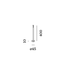 luminaire base STIPO POLE 400, anthracite