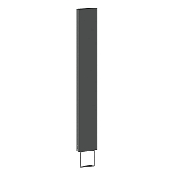Accessory for FIFTY FIFTY / SMILE / SWAY / PALOS - socket with bracket for setting in concrete, 100cm, anthracite