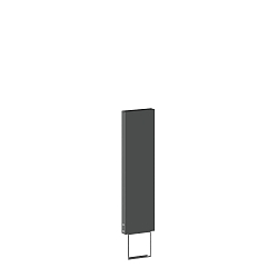 Accessory for FIFTY FIFTY / SMILE / SWAY / PALOS - socket with bracket for setting in concrete, 60cm, anthracite