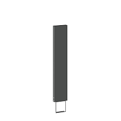 Accessory for FIFTY FIFTY / SMILE / SWAY / PALOS - socket with bracket for setting in concrete, 80cm, anthracite