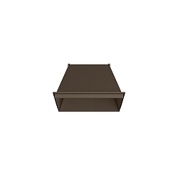 Accessory for Ceiling luminaire BOX 1.0 - single inside reflector, bronze