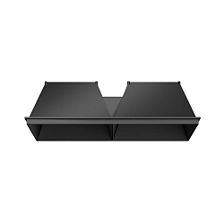 Accessory for LED Ceiling luminaire BOX 2.0 - double inside reflector, black