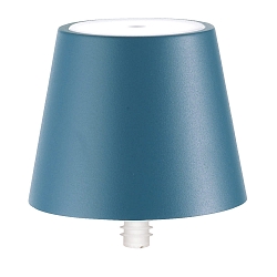 Battery lamp POLDINA STOPPER IP54, blue dimmable