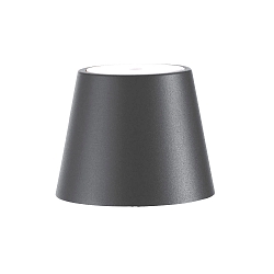 lamp shade POLDINA, dark grey