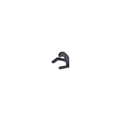 Accessory for PENCIL MODULO LUCE Suspension brackets 2, set of 2, dark grey