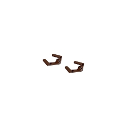 Accessory for PENCIL MODULO LUCE Suspension brackets 1, set of 2, Corten