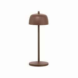 battery table lamp CIRCE IP65, rust dimmable