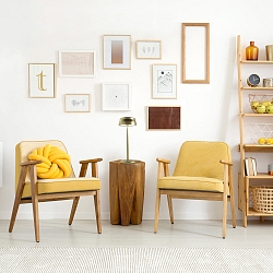 battery table lamp SISTER LIGHT IP65, gold anodised dimmable