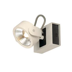 KALU LED 1 Wall and Ceiling luminaire, 60°, white/black