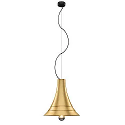 Pendant luminaire BATO 35 PD, Ø 35cm, E27, brushed brass