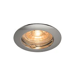 PIKA QPAR51, Ceiling recessed luminaire, fixed, chrome