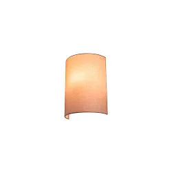 FENDA Wall luminaire textile shade, half, Ø 23cm, beige