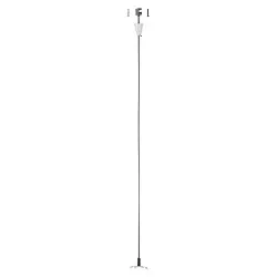 Pendant suspension for S-TRACK 3-Phase high-voltage track, 100cm, traffic white RAL 9016
