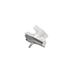 Luminaire adapter mechanical, for S-TRACK 3-Phase high-voltage track, traffic white RAL 9016