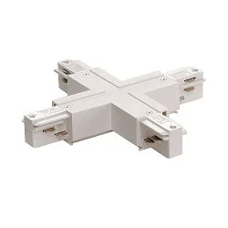 EUTRAC X-coupler for 3-Phase High voltage Track, white