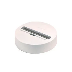 EUTRAC Universal Surface mounted monopoint for 3-Phase surface track, white