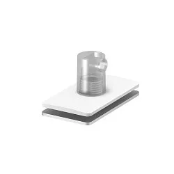 Mounting accessories for H-PROFILE, Strain relief / pendulum feed-in, white