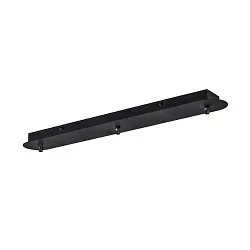 FITU Canopy for FITU PD Pendant luminaires, TRIPPLE, LANG, max. 16A, black