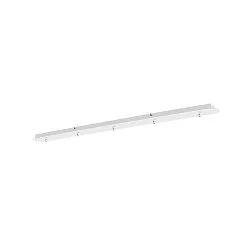 FITU Canopy for FITU PD Pendant luminaires, FÜNFFACH, LANG, max. 16A, black