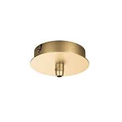 Ceiling canopy FITU 1, round, incl. strain relief, black