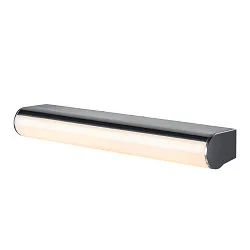 Premium LED Wall luminaire MARYLIN, IP44, chrome / white, 120°, length 40cm, 10W 3000K 680lm