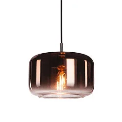 Pendant luminaire PANTILO 28, E27, open cable end, copper