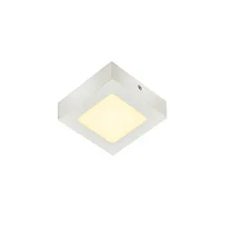 LED Wall / Ceiling luminaire SENSER 12 CW, square, IP20, white, 8,2W, 3000K, 480lm