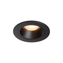LED Ceiling recessed luminaire NUMINOS DL S, 2700K, IP20, 40°, 670lm, UGR 19, black/black