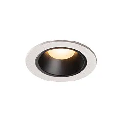 LED Ceiling recessed luminaire NUMINOS DL S, 3000K, IP20, 20°, 690lm, UGR 18, white/black