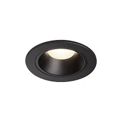LED Ceiling recessed luminaire NUMINOS DL S, 4000K, IP20, 20°, 730lm, UGR 18, black/black