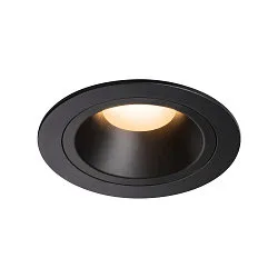 LED Ceiling recessed luminaire NUMINOS DL M, 2700K, IP20, 20°, 1460lm, UGR 19, black/black