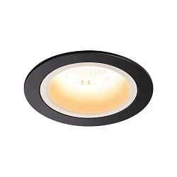 LED Ceiling recessed luminaire NUMINOS DL M, 3000K, IP20, 20°, 1600lm, UGR 20, black/white