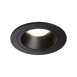 LED Ceiling recessed luminaire NUMINOS DL M, 4000K, IP20, 40°, 1600lm, UGR 20, black/black